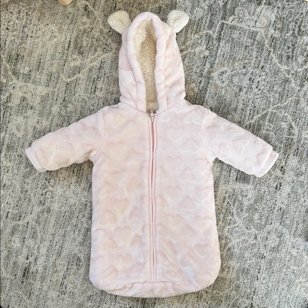 Pink Baby Bunting suit/bag Snow suit